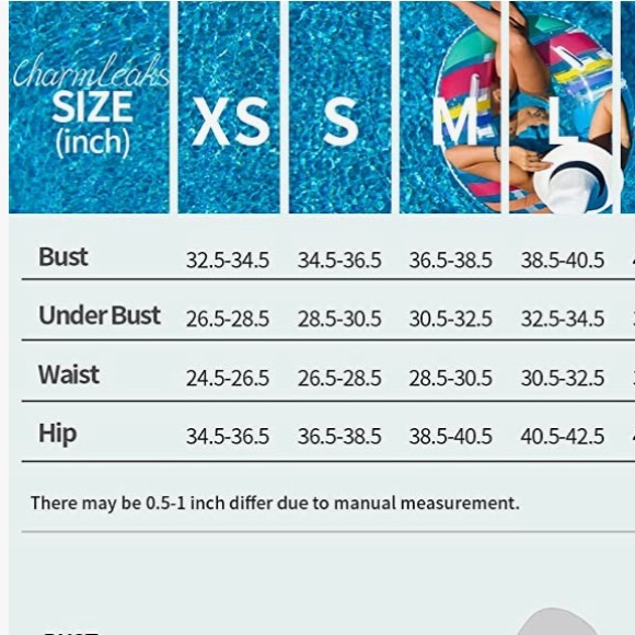 CharmLeaks Women's NIB Halter High Neck Two Piece Bikini Swimsuit M or L - Picture 5 of 11